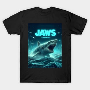 Unleash Oceanic Dread: Dive into Shark-Inspired Thrills with our Jaws-Inspired Collection! T-Shirt